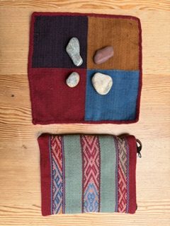 Energy Bundle - Rainbow Quarter Cloth with Woven Carrying Bag